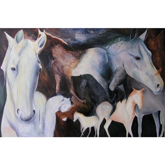 The Dream of Horses Giclee on paper. - Daydreams Studio 