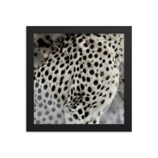 Cheetah spots Framed poster print - Daydreams Studio 